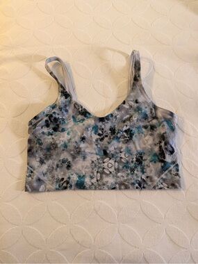 Lululemon Tie-Dye Align top - Teal, Gray, Black
